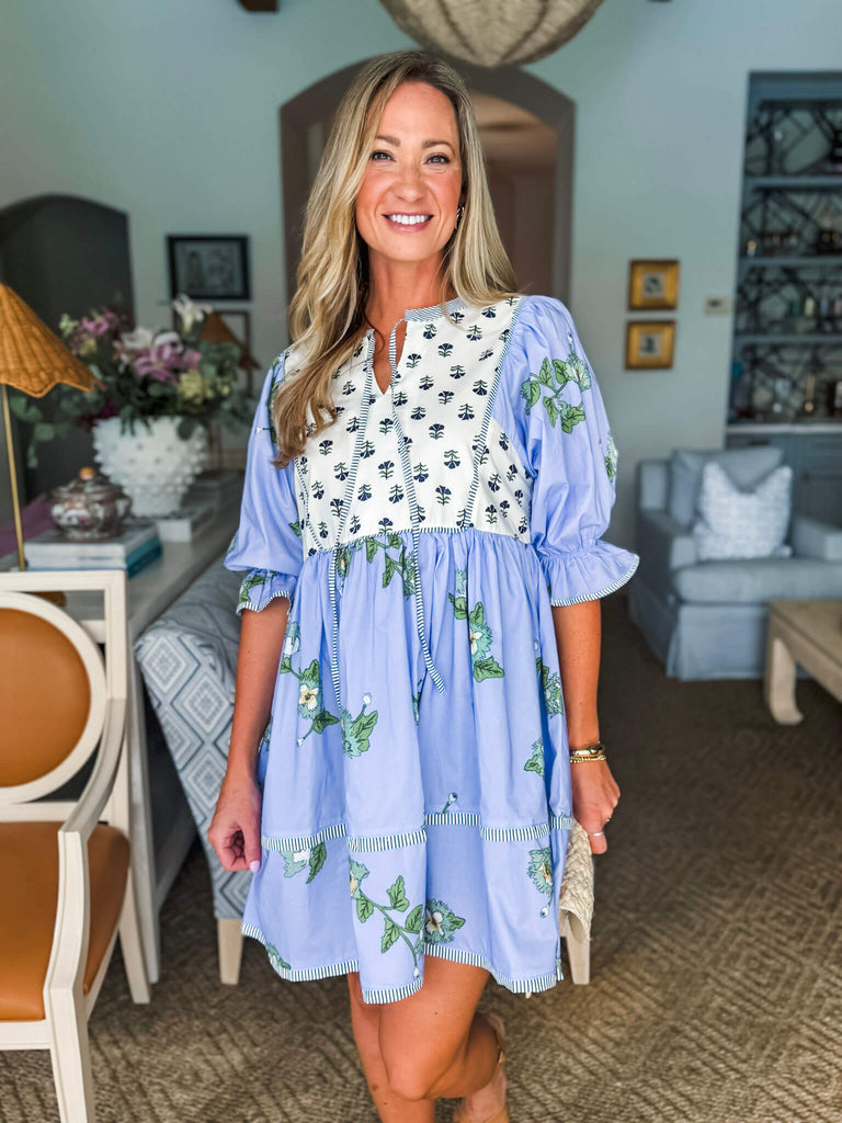 Tea Garden Charm Mini Dress