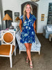 Floral Frolic Denim Mini Dress