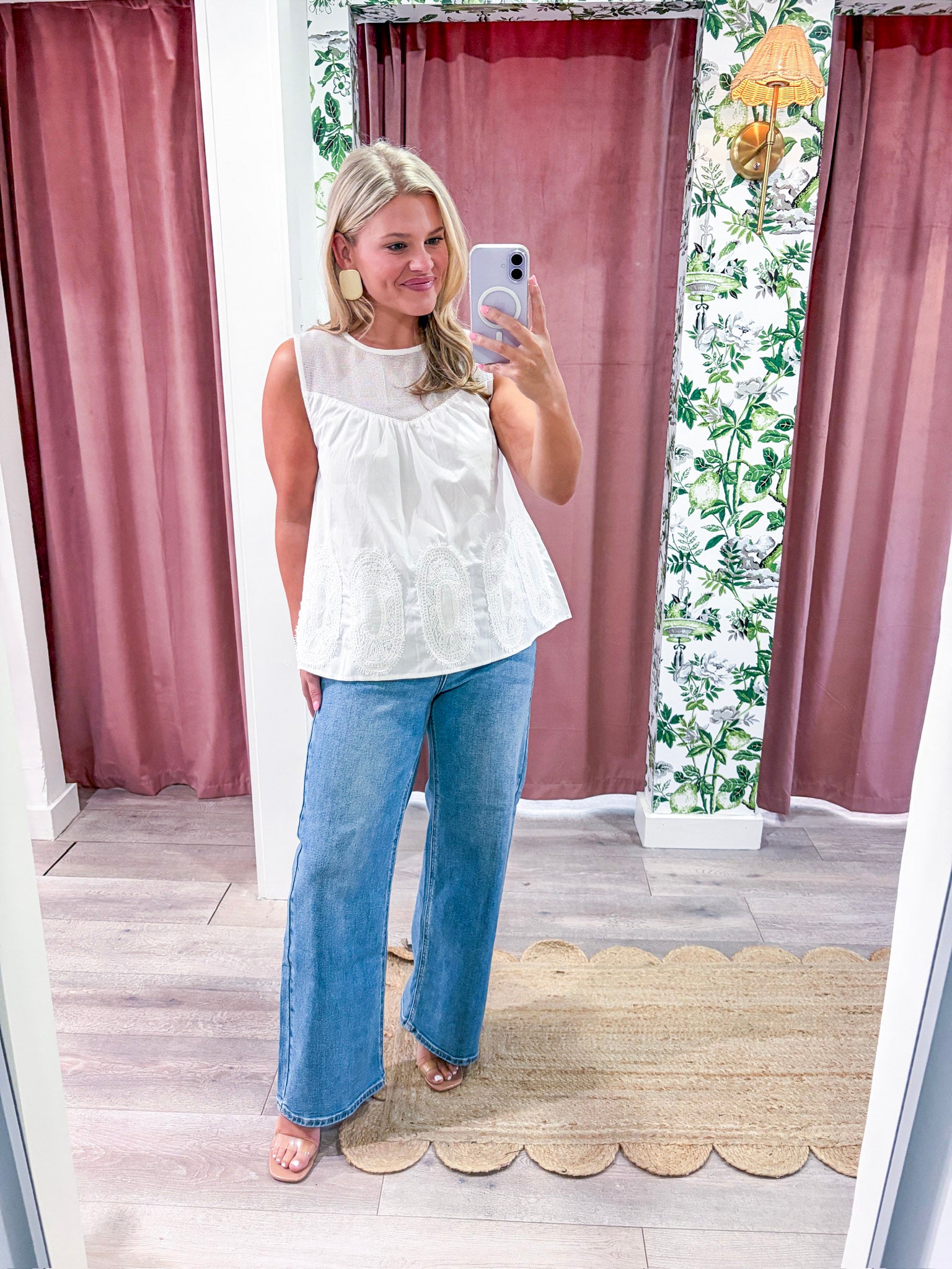 Celeste Lace Top