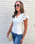 Sweet Romance Peplum Top