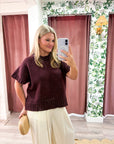 Woodland Charm Sweater-Brown