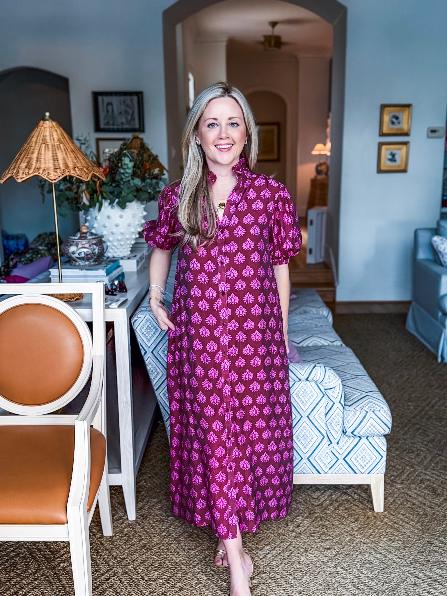 Vineyard Escape Midi Dress