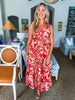 Soft Serenade Floral Midi Dress