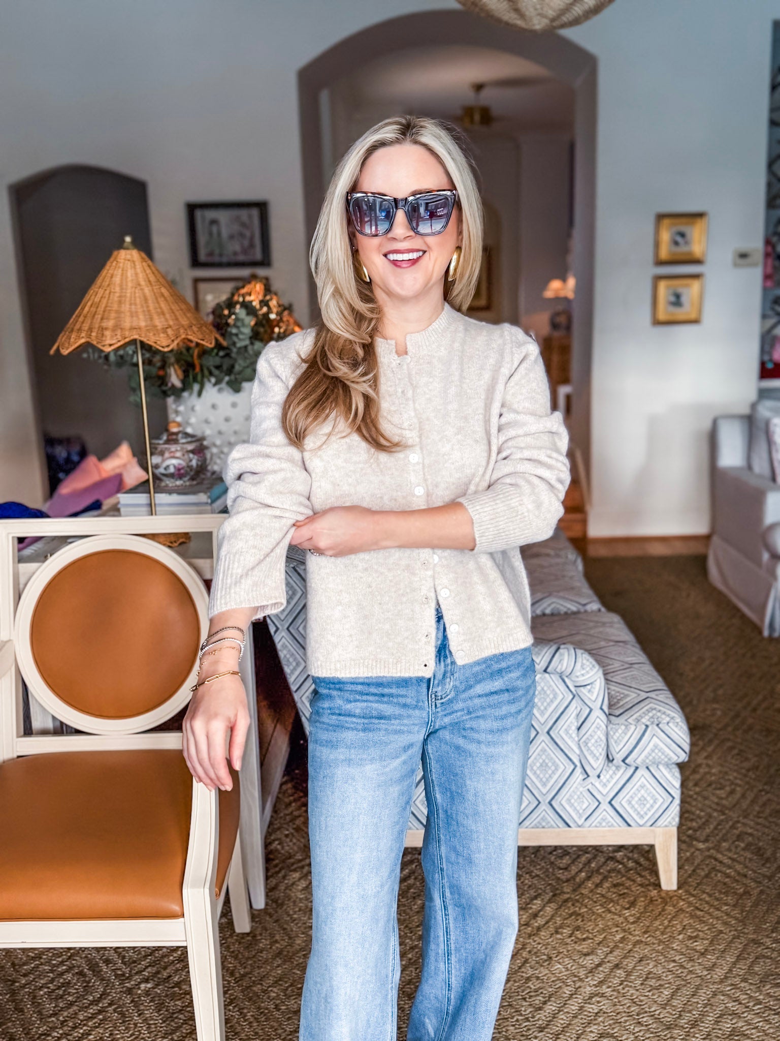 Cozy Nights Cardigan-Egg Shell