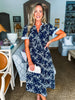 Sunday Social Embroidered Midi Dress