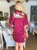 Crimson Petal Mini Dress
