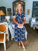 Sunday Social Embroidered Midi Dress