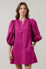 Change of Season Dress-Magenta