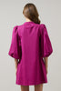 Change of Season Dress-Magenta