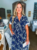 Sunday Social Embroidered Midi Dress