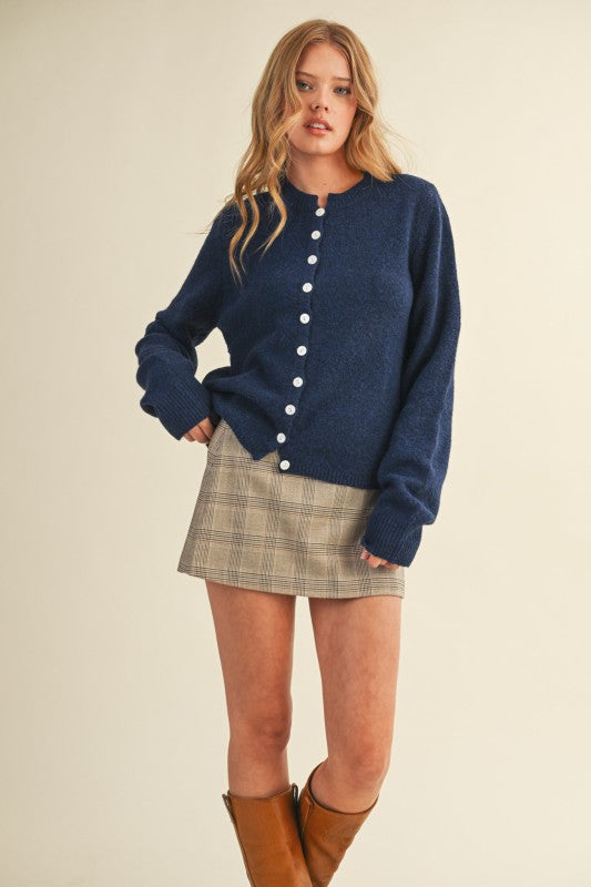 Cozy Nights Cardigan-Midnight Navy