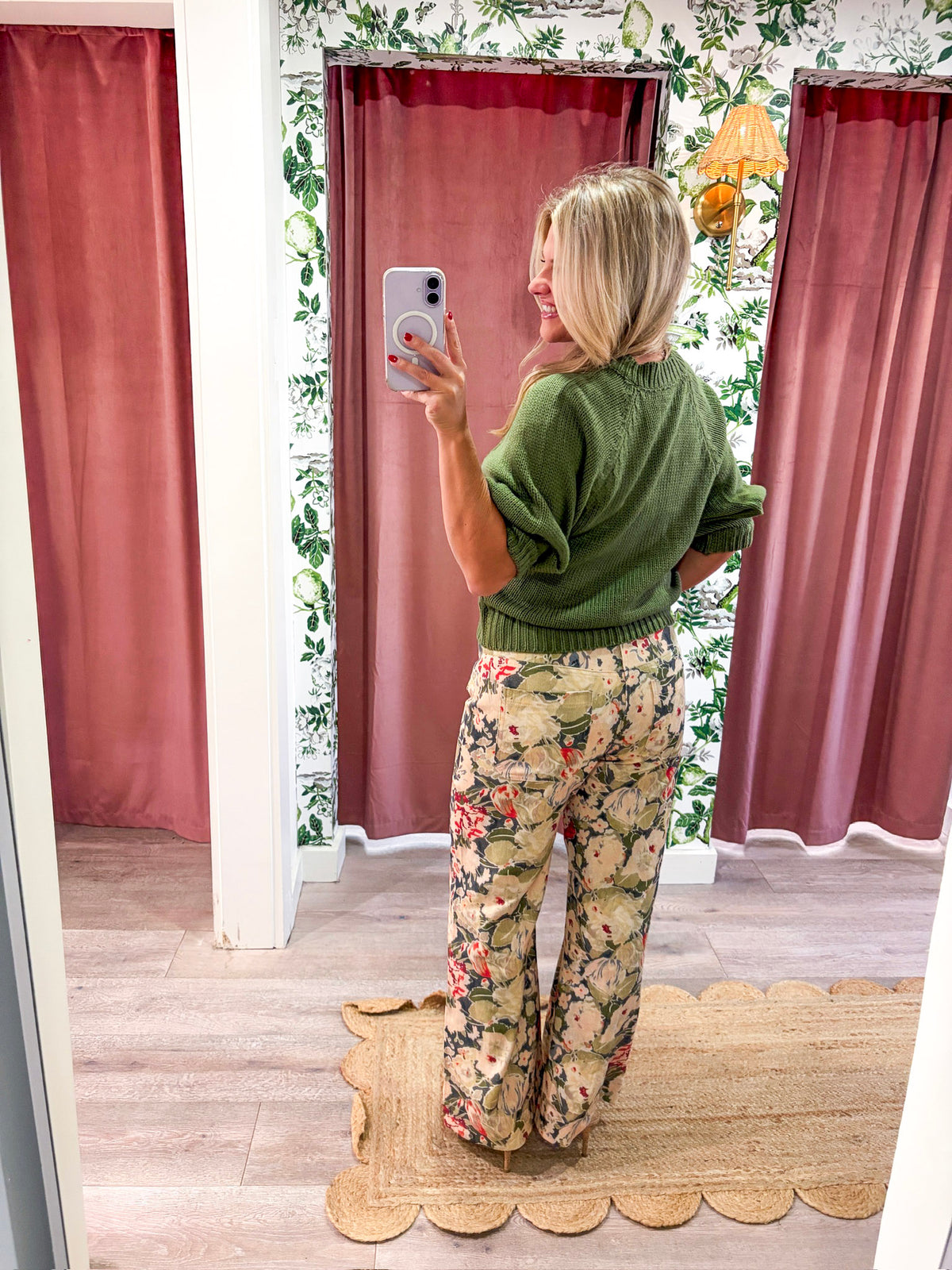 Floral Tale Wide Leg Pants