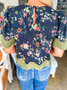 Fancy Florals Top-Black