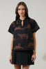 Zenzi Jungle Smocked Top