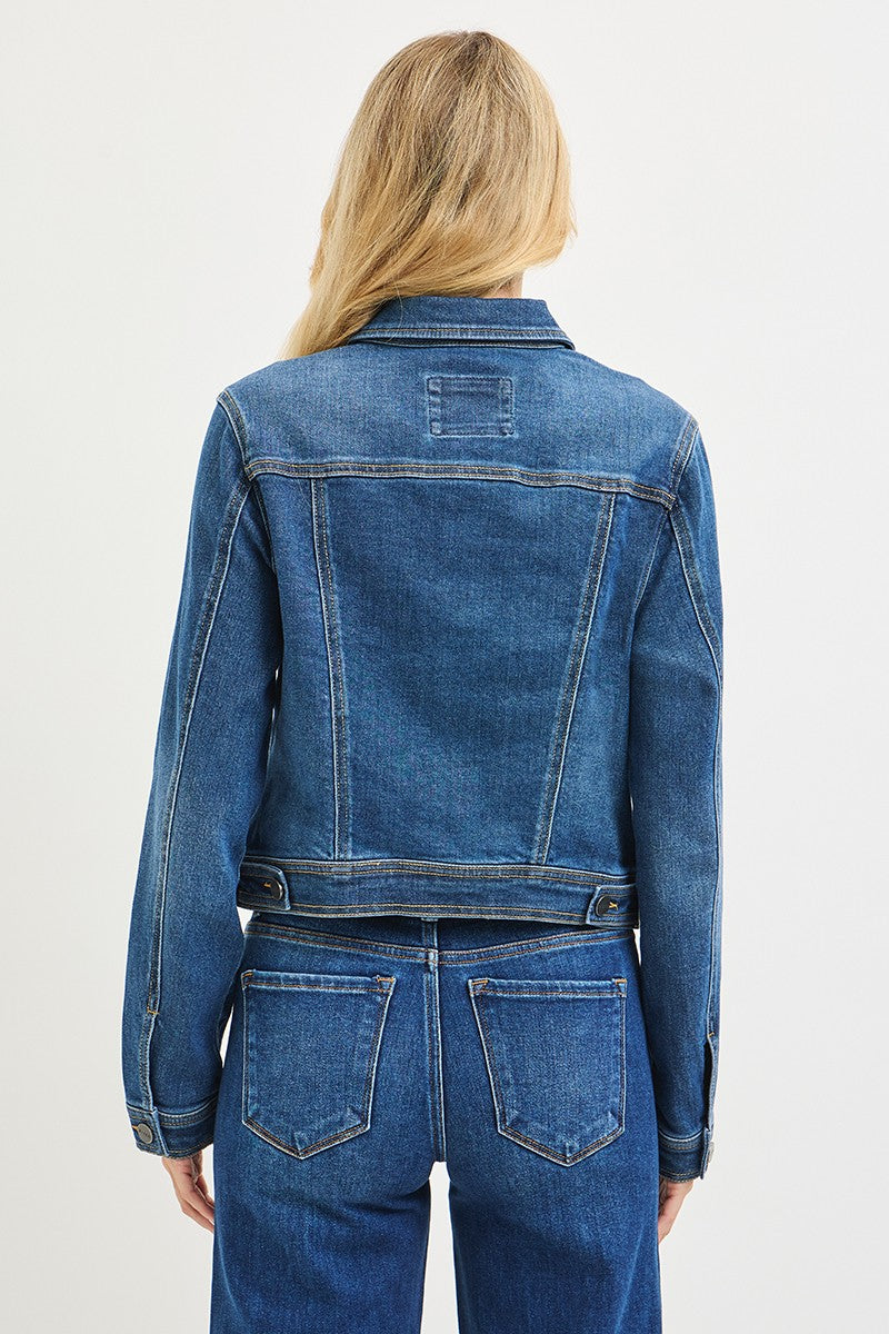 Basic Fitted  Denim Jacket