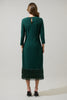 Dinner Party Fringe Midi Dress