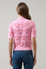 Candy Cane Hearts Sweater