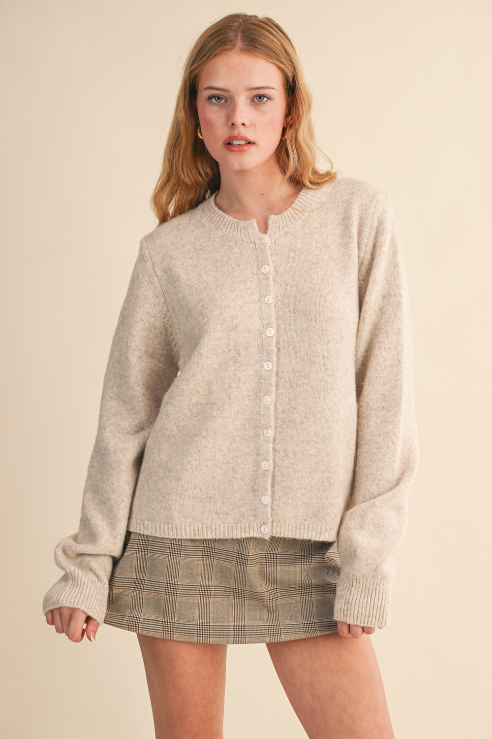Cozy Nights Cardigan-Egg Shell