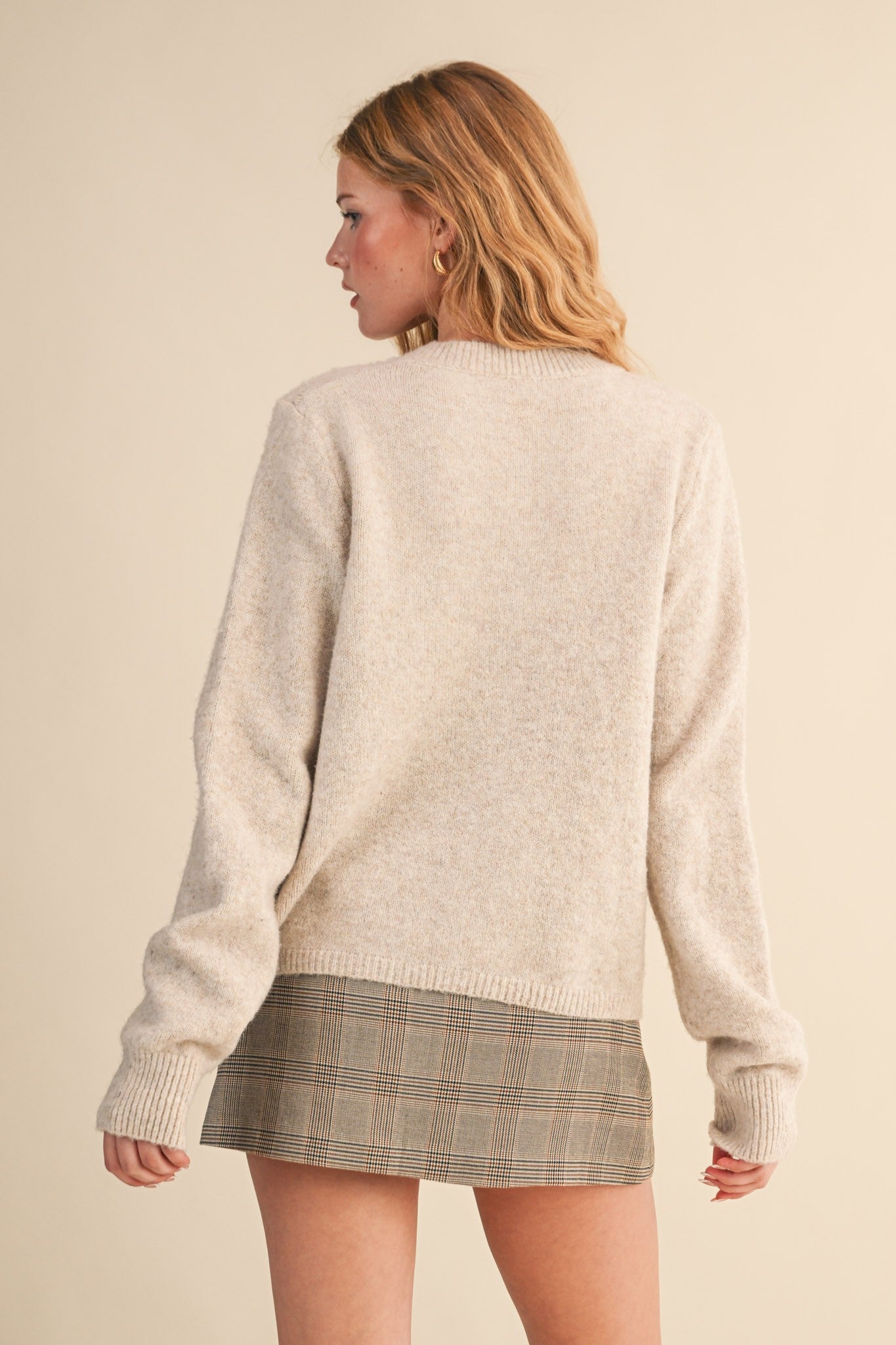 Cozy Nights Cardigan-Egg Shell