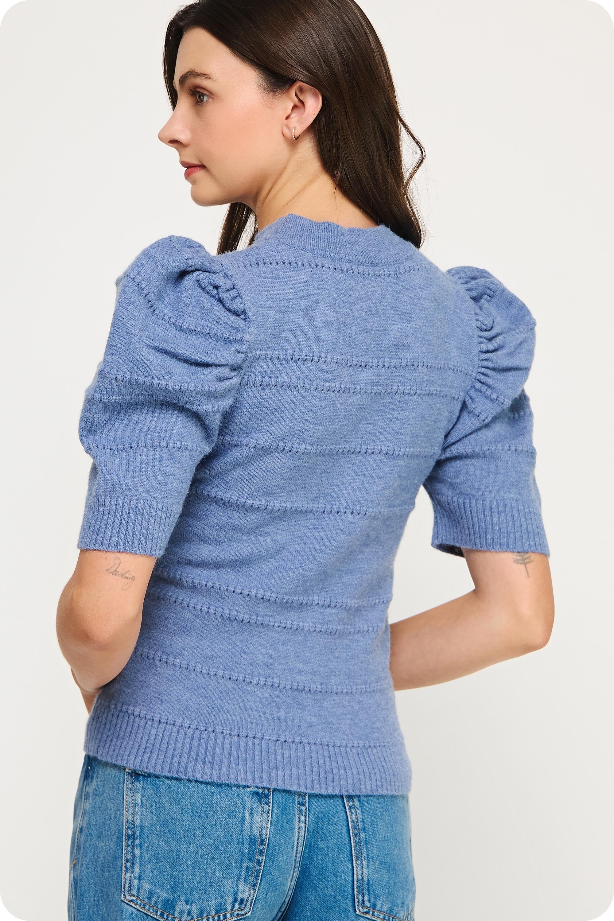 Lovely Moment Knit Sweater Top