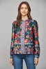 Garden Motif Floral Top