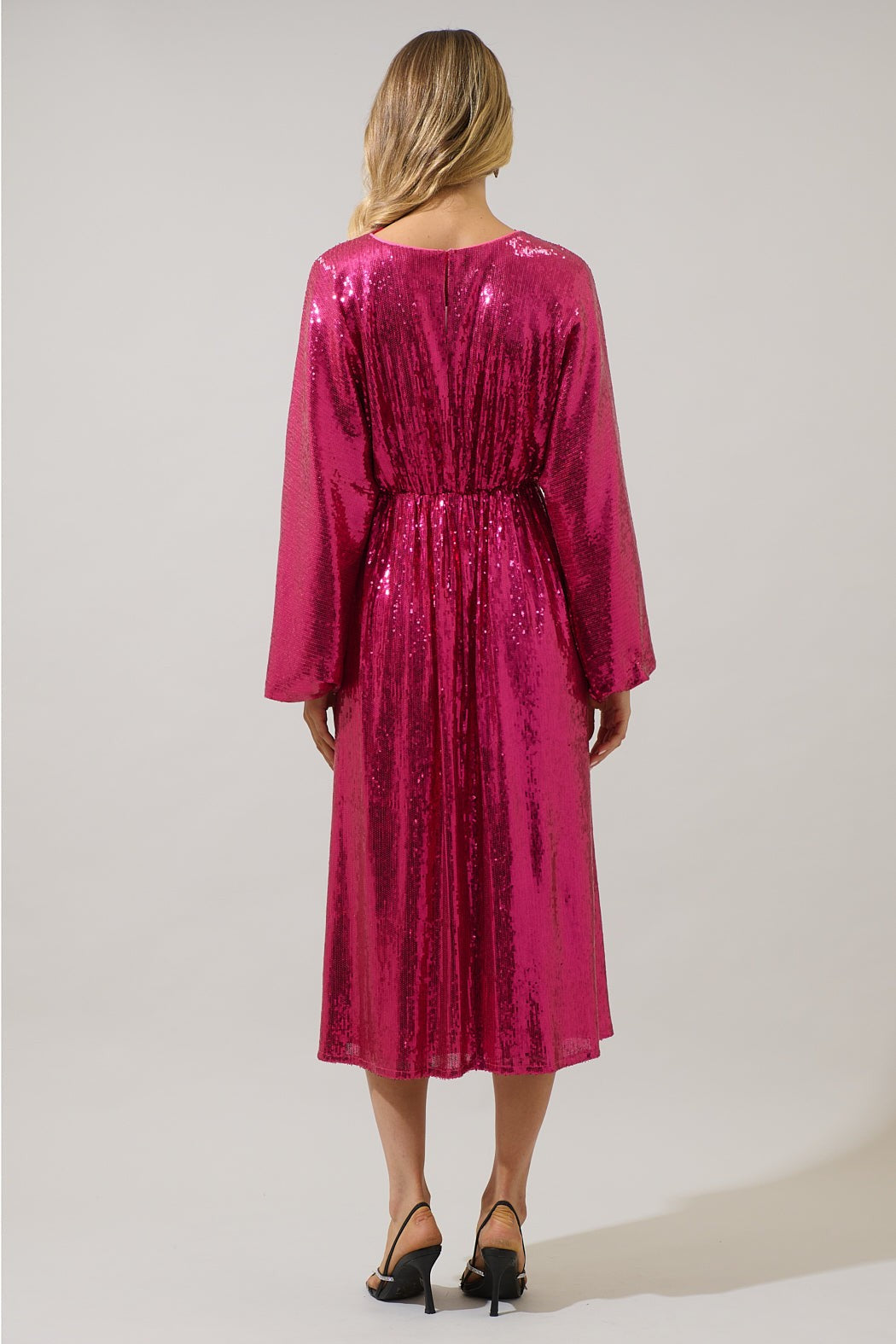 Hit The Floor Sequin Midi Dress