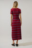 Wave Midi Sweater Dress