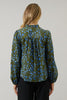 Floral Nellian Ruffle Top