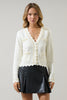 Pearl Girl Scalloped Cardigan