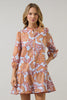Yamila Ruffle Mini Dress