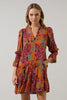 Marven Floral Shift Mini Dress