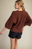 Warm Moments Sweater-Brown
