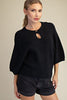 Warm Moments Sweater-Black
