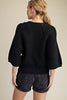 Warm Moments Sweater-Black