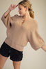 Warm Moments Sweater-Taupe