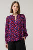 Turma Floral Ruffle Top