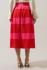 Lolli Striped Midi Skirt