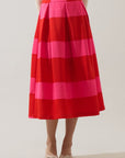 PREORDER: Lolli Striped Midi Skirt