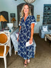 Sunday Social Embroidered Midi Dress
