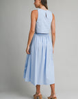 Capri Coast Embroidered Skirt Set