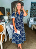Sunday Social Embroidered Midi Dress
