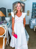 In the Clouds Midi Dress-Off White