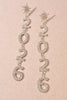 2026 Drop Earrings-Silver