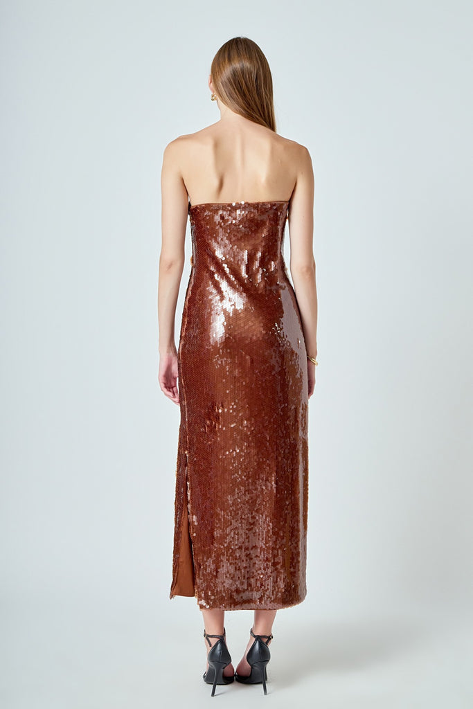 Magic Moment Sequin Maxi Dress