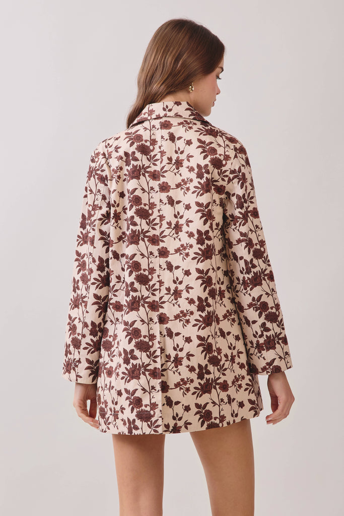 Whimsical Walks Floral Coat