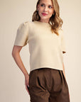Sunday Autumn Knit Top-Beige