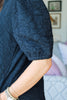 Dynamic Details Jacquard Mini Dress-Black