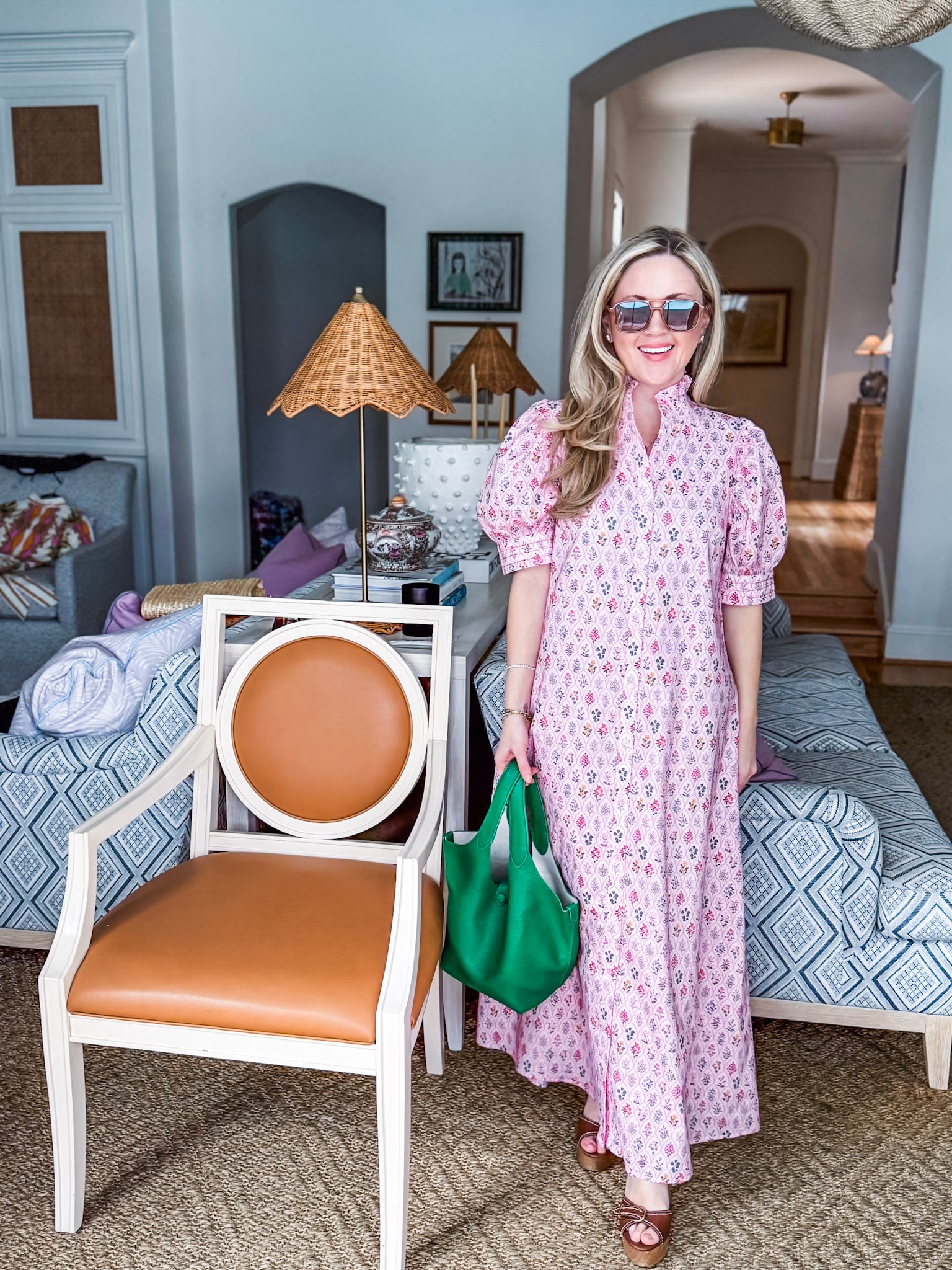 Soft Florals Maxi Dress