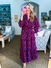 Turma Floral Tiered Maxi Dress