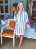 Jules Stripe Shirt Dress